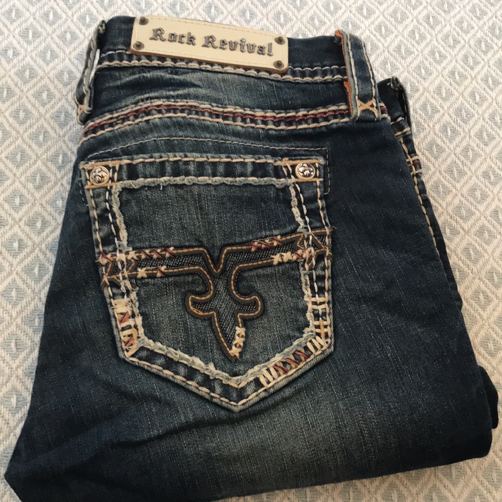 Rock Revival Elvina Straight Stretch Jean
